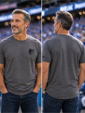 Fanatics Signature Baltimore Orioles Men’s Small Gray Performance Shirt BNWT